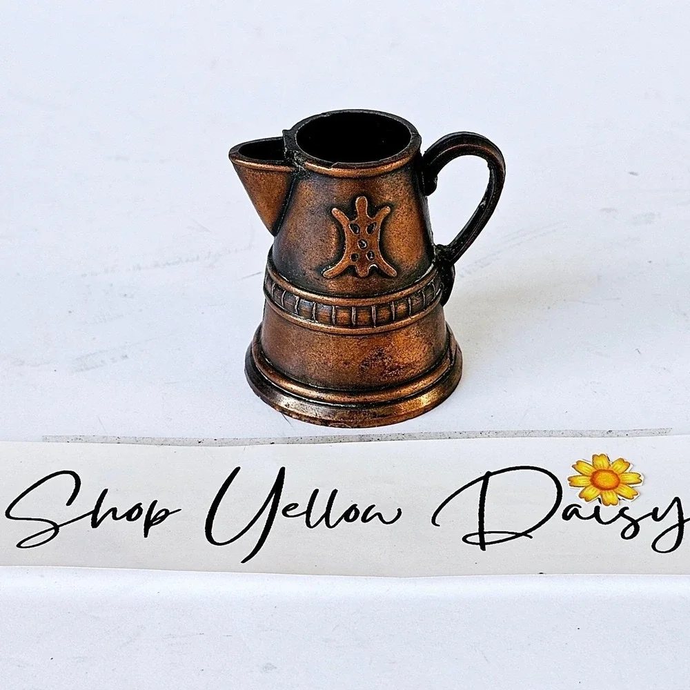 1977 Durham Industries Miniature Pitcher Diecast Copper Tone Item 43 Collectible